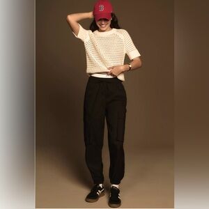 Varley Alva Shirt-Sleeve Knit Top - S